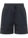 Givenchy Drawstring Striped Shorts In Blue