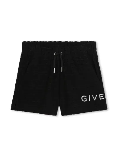Givenchy Shorts Con Motivo Jacquard In Black
