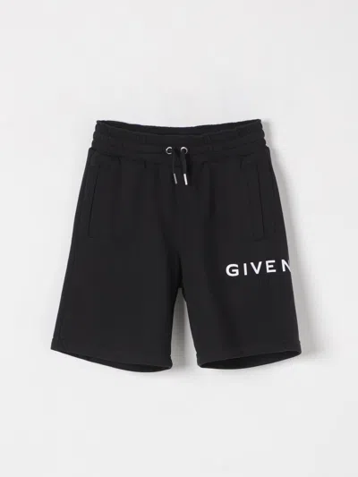 GIVENCHY SHORTS GIVENCHY KIDS COLOR BLACK,425766002