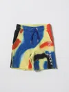 Givenchy Multicolor Shorts For Boy With Logo And 4g Pattern In Multicolor