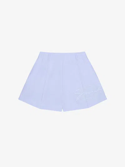 GIVENCHY SHORTS IN COTTON WITH GIVENCHY MEDALLION