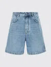 Givenchy Blue Solid Shorts In Blue