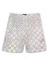 Givenchy Multicolor Monogram 72 Drawstring Pyjama Shorts In Multicolour