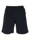 Givenchy Shorts With Logo Application In Blue
