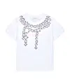 Givenchy Deconstructed Crystals-print T-shirt In White