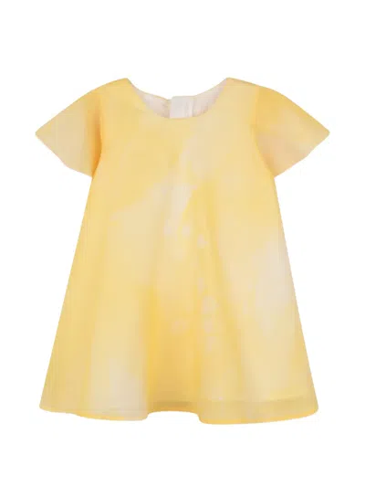 Givenchy Babies' Short-sleeve Dress In Yellow