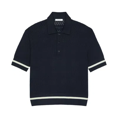 Pre-owned Givenchy Short-sleeve Polo 'night Blue' | Men's Size M