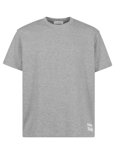 Givenchy Short-sleeved Cotton Sweatshirt In Multi