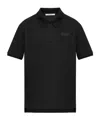 Givenchy Basic Cotton Polo Shirt With Logo In Black