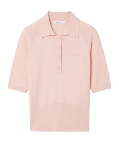Givenchy Short-sleeved Polo Shirt In Pink