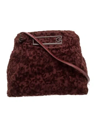 Pre-owned Givenchy Shoulder Bag In Burgundy