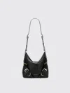 Givenchy Voyou Crossbody Bag In Leather In Black