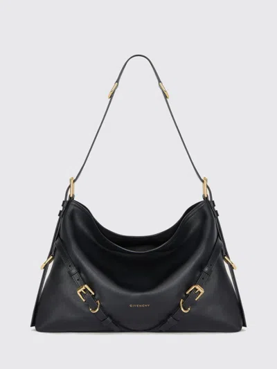 GIVENCHY GIVENCHY VOYOU CALFSKIN LEATHER BAG