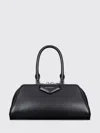 Givenchy Antigona East West Brown Small Handbag With Adjustable And Removable Shoulder Strap And Logo Letteri In Black