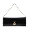 Givenchy Black Calf Leather 4g Liquid Clutch Bag In Black