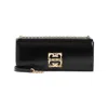 Givenchy Structured Black Calf Leather Shoulder Bag In Black