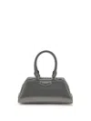 Givenchy Women Antigona East-west Mini Leather Box Handbag In Gray