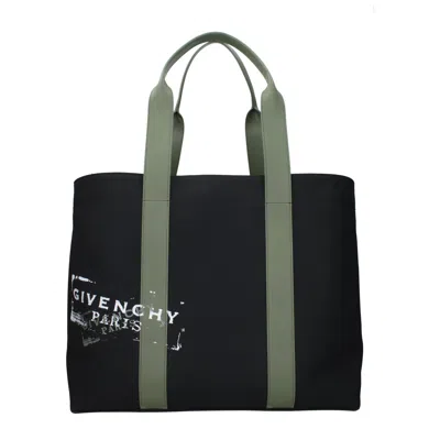 Givenchy Shoulder Bags Man With Black Fabric In Green