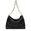 Givenchy Medium Voyou Chain Bag In Leather In Black