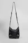 Givenchy Small Voyou Crossbody Bag In Grained Leather In Black