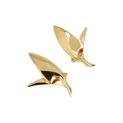 Pre-owned Givenchy Show Bird Earrings 'gold' | Women's Size Onesize