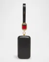 Givenchy Show Crystal-embellished Minaudiere In Nappa Leather In Black