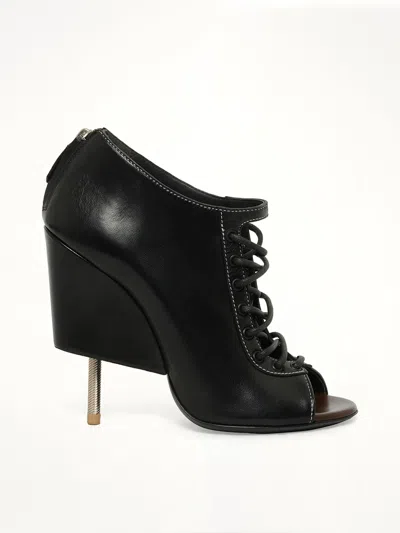 Givenchy Show Lace Ankle Boots In Black