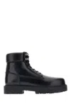 Givenchy Show Leather Ankle Boots In Black
