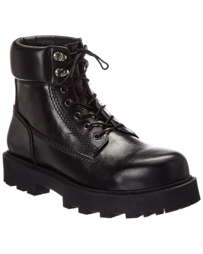 Givenchy Show Leather Boot In Black