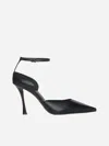 GIVENCHY SHOW LEATHER PUMPS WITH STOCKINGS