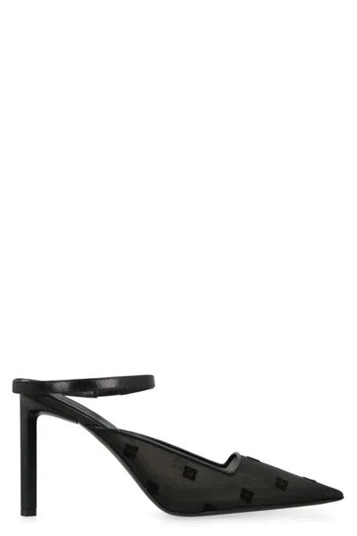 Givenchy Show Pointy-toe Mules In Black