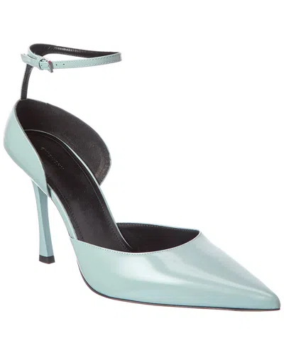 Givenchy Show Stocking Leather Pump In Blue