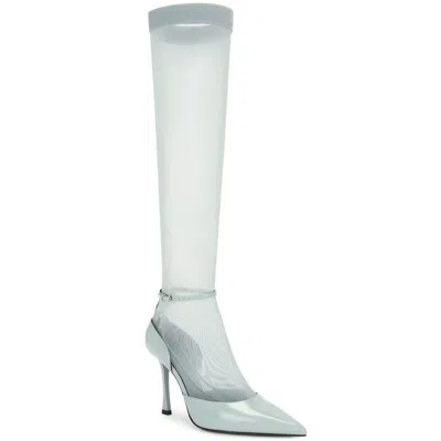 Givenchy Show Stocking Pump 95mm_grey In Gray