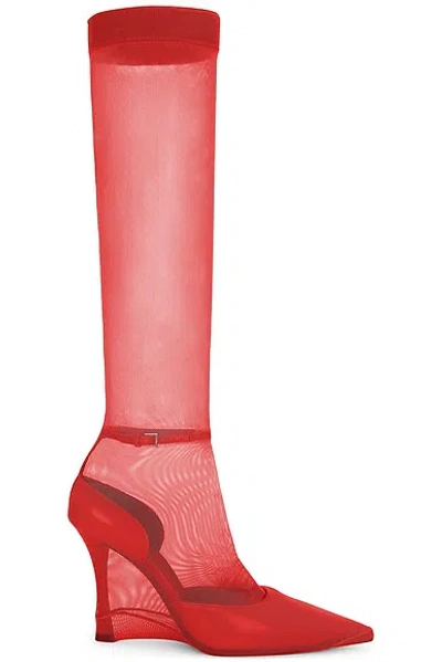 Givenchy Show Stocking Pump In Red