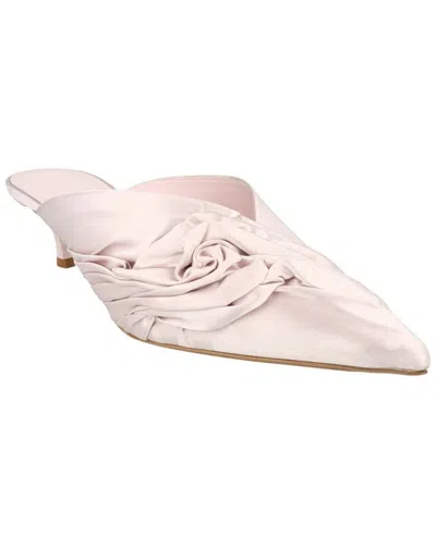 Givenchy Show Twist Satin Mule In Neutral
