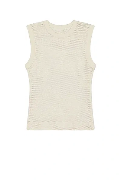 Givenchy Shrunken Inside Out Sleeveless Base In Off White