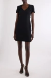 Givenchy Dress In Punto Milano With Buttons In Black