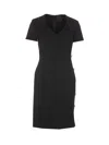 Givenchy Dress In Punto Milano With Buttons In Black