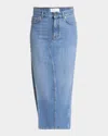 Givenchy Blue Long Denim Skirt