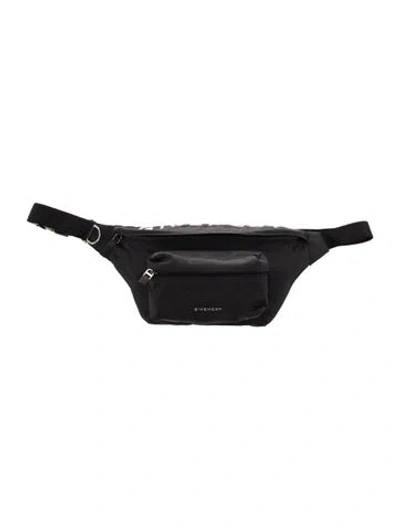 Pre-owned Givenchy Signature Belt Bag In Black