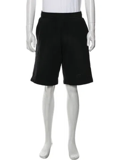 Pre-owned Givenchy Signature Logo Jogger Shorts In Black