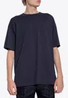 Givenchy Signature Logo T-shirt In Navy