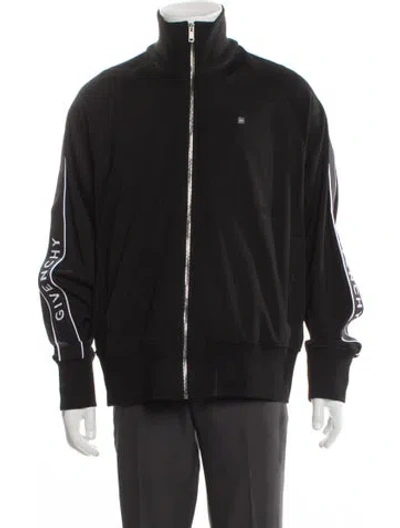 Pre-owned Givenchy Signature Logo Windbreaker In Gray