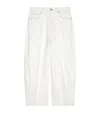 Givenchy White Denim Wide-leg Jeans In White