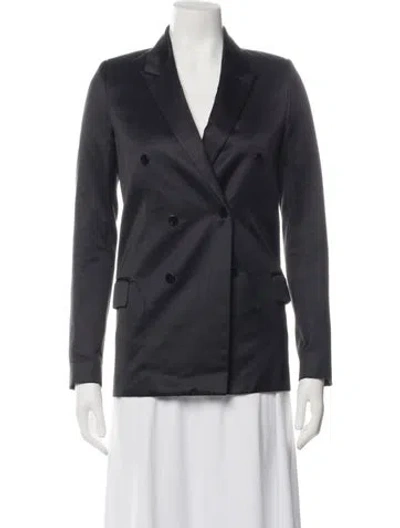 Pre-owned Givenchy Silk Blazer In Black