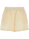 Givenchy Cream Silk Blend Shorts In Neutrals