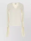 Givenchy Blouse With Bows In Poplin And 4g Embroidery