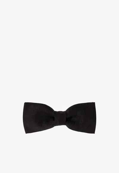 Givenchy Silk Bow Tie In Black