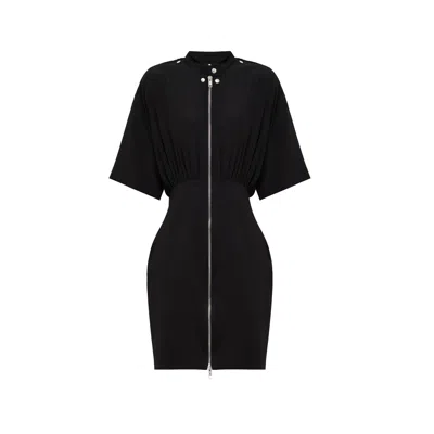 Givenchy Silk Mini Dress In Black