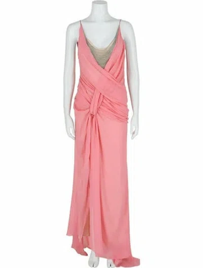 Pre-owned Givenchy Silk Dress W/ Tags In Pink